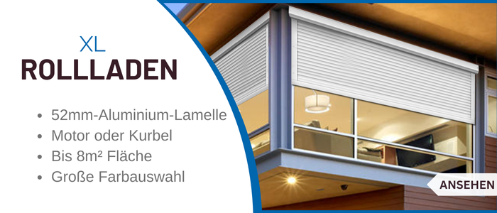 XL-Alu-Rolladen aus Deutschland direkt vom Hersteller XL-Rolladen aus Aluminium