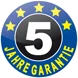 Das myrollladen.de 5 Jahre Garantie-Siegel steht für die garantierte Qualität Made in Germany unserer Rollläden
